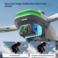 Drone GPS P31 avec caméra HD 4K, moteur sans balais, évitement intelligent des obstacles, quadricoptère RC pliable pour la photographie aérienne professionnelle