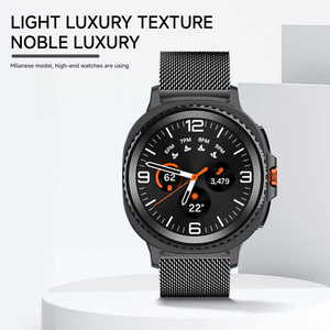 Bracelet Milanese Loop pour Samsung <span class=keywords><strong>Galaxy</strong></span> <span class=keywords><strong>Watch</strong></span> 8 Classic 44mm-40mm, bracelet magnétique en acier inoxydable, bracelet <span class=keywords><strong>Galaxy</strong></span> 8 46mm - Product Image 5