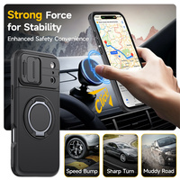 Coque de téléphone pour iPhone 18 Pro Max, best-seller, avec anneau support coulissant et porte-cartes, compatible avec les coques de téléphone iPhone 17, 16, 15, 14, 13