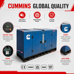 Nouveaux produits Cummins très demandés : Générateur diesel robuste à bas prix pour caravane, 400 kVA - Product Image 2