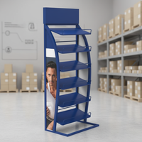Support d'affichage en métal personnalisé pour les rayonnages de supermarché, pour la présentation en vitrine
