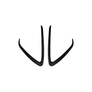 Autocollants de pare-brise Ford Fiesta MK8, texture en fibre de carbone noir piano, autocollants adhésifs pour voiture 2018-2020 - Product Image 3