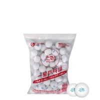 Raquette de tennis de table Oem 100 balles Double Fish Pingding V40+ 1 étoile ABS 40mm durable pour entraînement professionnel et compétition