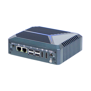 Không quạt công nghiệp Mini PC Intel Twin Lake N150 <span class=keywords><strong>Dual</strong></span> Ethernet Port mini máy tính 2 RS232 Ba M.2 Mini PCIE 4K HD hiển thị kép - Product Image 1