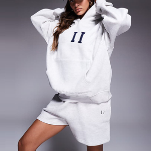 Tuta da Jogger e felpa <span class=keywords><strong>donna</strong></span> inverno 2 pezzi comoda ed elegante per l'esercizio o il tempo libero - Product Image 4