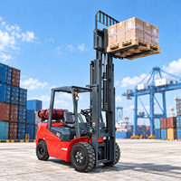 EPA Tier 4 Zugelassener 3000kg Propan-Gabelstapler mit Nissan K25 Motor, Niedrige Emissionen für Kühlketten-Logistik und -Vertrieb