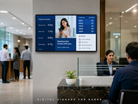 Affichage publicitaire numérique mural de 43 pouces, écran LCD Android 4K avec CMS, intérieur