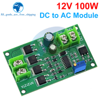 Convertisseur de puissance DC-AC 100W, transformateur DC 12V vers AC 12V/24V, générateur de signal à onde carrée, régulateur de tension, carte de conversion de puissance