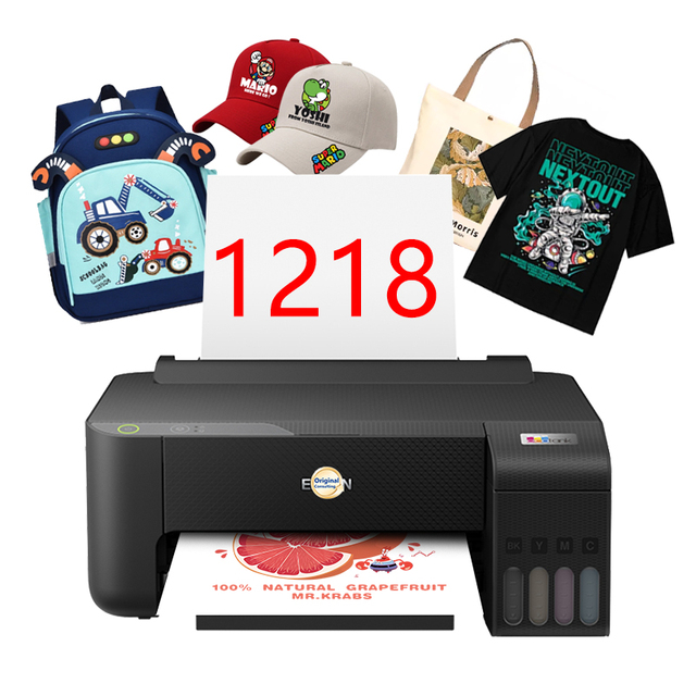 NEW A4 ECO Tank L1218/L1358 L3218/L3258/L3358 Sublimation Printer for Epson 4 Colors MUG/BAG/T-shirt Sublimation Paper Ink