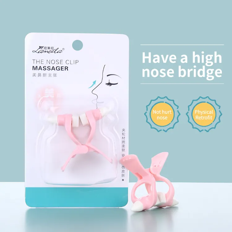 Lameilaขายส่งใบหน้าความงามนวดเครื่องมือNose Careฟิสิกส์Nose Slimmingคลิปฉลากส่วนตัวNose UpคลิปและS Haper 3032