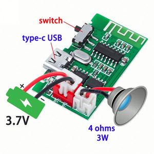 4 ohms 3W Mono Bluetooth khuếch đại công suất pcba pin sạc chức năng <span class=keywords><strong>3.7V</strong></span> Pin Lithium Bluetooth mô-đun - Product Image 1