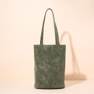 Quality Fashionable Large Capacity Women's Tote Bags Retro Female Vintage Genuine Leather Bucket Shoulder <b>Handbags</b> - Product Image 1