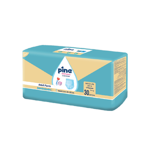 Pañales Desechables Tipo Calzón para Adultos Pine, Talla Mediana, 30 Unidades, Ropa Interior para Incontinencia, Alta Absorbencia, Suaves, Cuidado Diurno y Nocturno, Paquete de 2 Unidades - Product Image 1