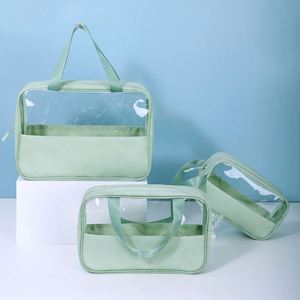 For High Appearance <b>Transparent</b> Zipper Fashion Travel for <b>Bag</b> Light Luxury Insulated <b>Makeup</b> Storage Beach Waterproof - Product Image 1