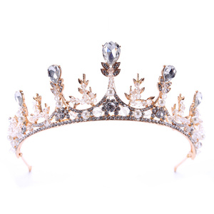 BELLEGIRL มงกุฎประดับผมสวยหรู,เครื่องประดับผมมุกคริสตัลราชินี Miss Universe สวยงามเจ้าสาวรัดเกล้าสำหรับงานแต่งเจ้าสาวงานประกวดปี2022 - Product Image 5