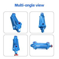 Pompe à eau horizontale multi-étages robuste en fonte à segments, avec moteur CC haute pression et raccord à bride pour usage industriel