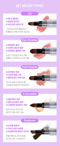 Luxury Synthetic Automatic Closing Makeup Brush Kit Ice <b>Best</b> Choice For Travel With Retractable Lid - Product Image 5