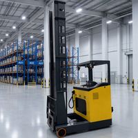 1500kg 2000kg Elektrikli Sürücülü Forklift 8m 11m Kaldırma Yüksekliği Yan Kaydırıcı ile Dar Koridor Depolama Forklifti