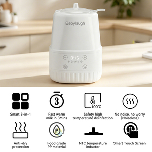Chauffe-biberon électrique portable multifonctionnel 5 modes, très vendu, pour réchauffer le lait, stériliser, réchauffer les aliments et maintenir au chaud - Product Image 3
