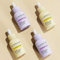 Flacon compte-gouttes en verre coloré de luxe de 30 ml, flacon compte-gouttes pour sérum à la vitamine C, soin de la peau, huile pour le visage, emballage cosmétique
