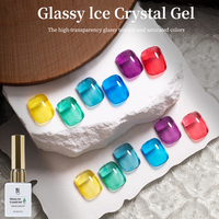 R S Nail Wholesales 9g Gel Cristal 6 Couleurs Vernis Semi-Permanent Soak Off Gel Polish Haute Qualité Longue Durée MSDS Gel UV