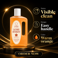 Lessive liquide en vrac OEM avec poignée latérale plate, parfumée, pour lessive en poudre et capsules de lessive, produits de lavage