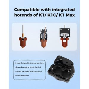 Extrusor Creality K1 SE/K1C 50N con Diseño de Doble Engranaje, Accesorio para Impresora 3D de Plástico, Preciso y Suave - Product Image 3