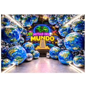 Globe miroir argenté gonflable, <span class=keywords><strong>ballon</strong></span> imperméable, pompe électrique, grande sphère brillante réfléchissante pour la décoration de Noël, de discothèques et de fêtes - Product Image 1