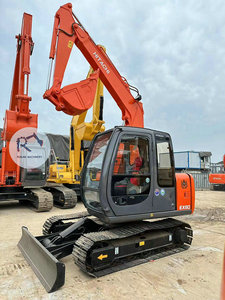 HitachiEX60รถขุดมือสองของ6ton ขนาดเล็กของแท้จากญี่ปุ่น ZX60ตีนตะขาบ HITACHI ZX68U ZX70 EX70 - Product Image 4