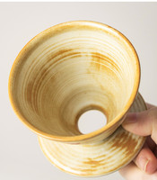 Promotion de Noël : Ensemble de filtres à café en céramique à motif personnalisé, marque V, station d'infusion manuelle pour café filtre, vente en gros pour torréfacteurs