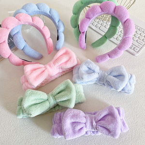 Bandeaux personnalisés <span class=keywords><strong>pour</strong></span> femmes, bandeaux <span class=keywords><strong>pour</strong></span> le maquillage, les cosmétiques, la douche, le spa, bandeaux élastiques <span class=keywords><strong>pour</strong></span> cheveux, bandeaux <span class=keywords><strong>pour</strong></span> bébés filles - Product Image 1