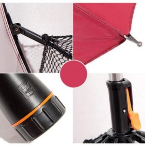 Hot Summer Sunny Day 23inch 8 Ribs Straight Manual Light Weight Mist Fan <b>Umbrella</b> with Net Protect for Business Gifts - Product Image 3