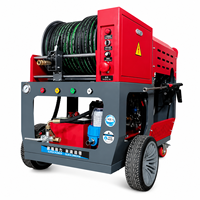 Máquina de Limpieza de Tuberías y Alcantarillado a Gasolina de 2900 PSI