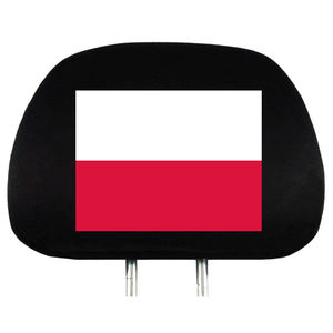 Funda protectora para reposacabezas de asiento de coche, cubierta de LICRA para reposacabezas de asiento de coche, con estampado personalizado, publicidad - Product Image 5