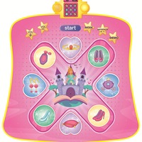Tapis de danse LED pour enfants, tapis de danse électronique interactif avec musique, jouet musical et éducatif, cadeau d'anniversaire