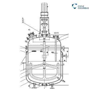 Reator Industrial Tipo Caldeira-<span class=keywords><strong>Autoclave</strong></span> Automático em Aço Inoxidável SS304/316L, <span class=keywords><strong>Autoclave</strong></span> de Alta Pressão com Agitador e Controle de Temperatura, Alta 380V - Product Image 1