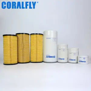 Filtro de óleo diesel coralfly, filtro de óleo diesel oem/mm sp818 1524132090 mo429 b179 C-1049 p550162