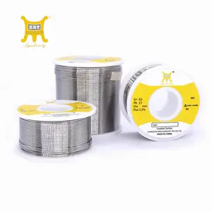 XHT Fio De Solda 1.0mm Sn55Pb45 Tin Fio De Solda de Chumbo para brassing tubo de Cobre 50/50 1.5mm fio de solda sólida sem fluxo nele