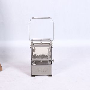 Portable Kerosene <b>Stove</b> Silver Outdoor Camping Heating <b>Stove</b> With Deer Design Desktop Ornament - Product Image 2