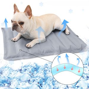 Lujosa y moderna cama de Gel refrescante de verano para mascotas, alfombrilla refrescante de nailon transpirable para mascotas, Animal para verano, relleno de agua, almohadilla fresca de hielo para - Product Image 4