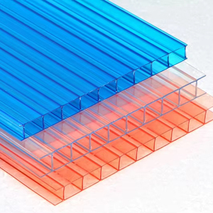 Matériau de construction de serre durable personnalisable OEM Panneaux de toit en PC au design moderne avec tôle creuse à <span class=keywords><strong>prix</strong></span> compétitif - Product Image 1