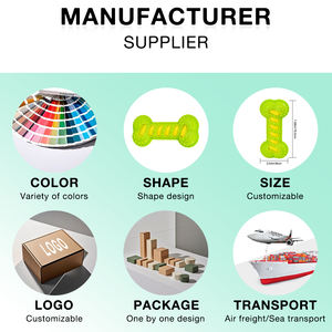 टिकाऊ tpr हड्डी आकार कुत्ते च्यू उत्पाद मध्यम और बड़े कुत्ते दांतों की सफाई के लिए आदर्श - Product Image 4