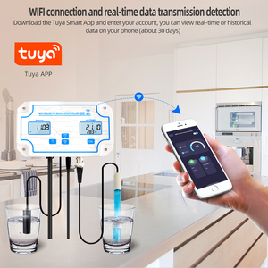 Wi-Fi Измеритель Качества Воды цифровой 3 в 1 Набор температуры <span class=keywords><strong>PH</strong></span> Измеритель солености - Product Image 3