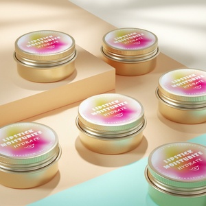 10ml Round Aluminum Cosmetic Tin Aluminum Can for Lip Balm Custom Lip Balm Tin Container - Product Image 2