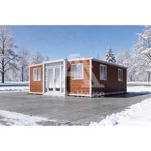 折りたたみ式3ベッドルーム40フィートプレハブ住宅20フィートカスタマイズコンテナホームリビングキャビン - Product Image 6