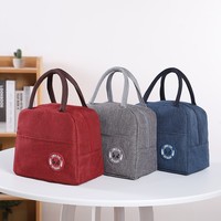 Sac à lunch isotherme portable Oxford PEVA, design moderne, rangement, travail, école, pique-nique, camping, fermeture éclair, multifonctionnel, 2 personnes