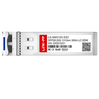Modul Transceiver optik LC dupleks 300m SMF Transceiver 1310nm 25G SFP28 Mode tunggal