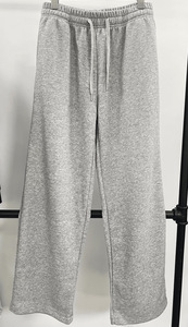 320G Mid Straight Leg Sweatpants <b>Men</b> EU Size Loose Fit Early Autumn Casual Sports <b>Trousers</b> <b>Drawstring</b> Closure Support Custom - Product Image 5