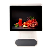 Terminal de point de vente à double écran tactile 15,6 pouces Windows/Android, processeur Intel I3/i5/i3, imprimante thermique à découpe automatique 80 mm pour la vente au détail et la restauration