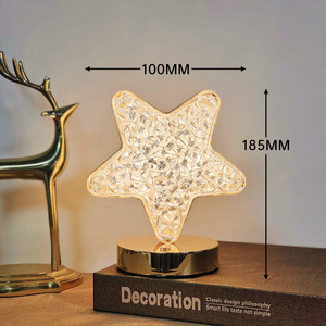 <span class=keywords><strong>Lampada</strong></span> da Tavolo Decorativa con <span class=keywords><strong>Stelle</strong></span> e Luna, Luce <span class=keywords><strong>Notturna</strong></span> Tattile a Tre Colori, Piccola <span class=keywords><strong>Lampada</strong></span> da Tavolo - Product Image 4